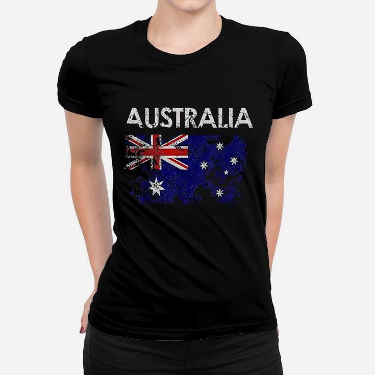Vintage Australia Australian Flag Women T-shirt