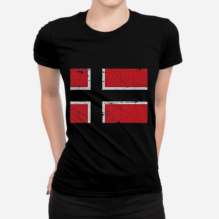 Vintage Norway Flag Retro Style Norwegian Women Football Jersey Women T-shirt