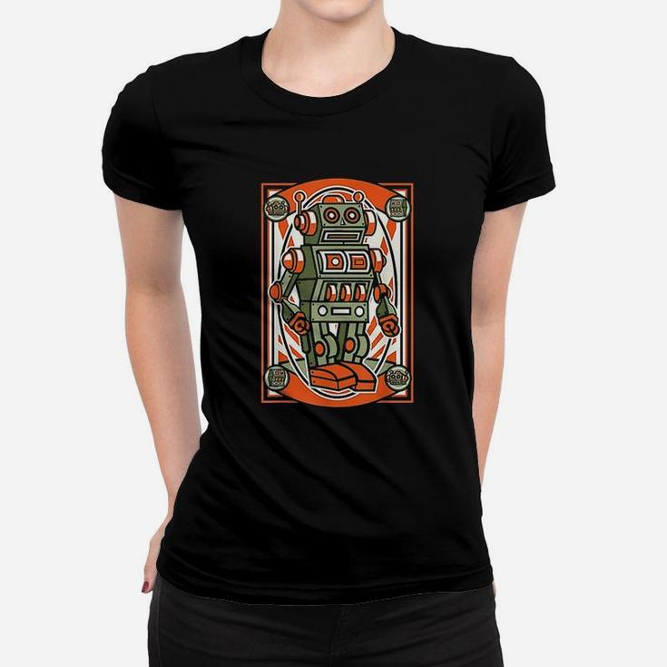 Vintage Robot Women T-shirt