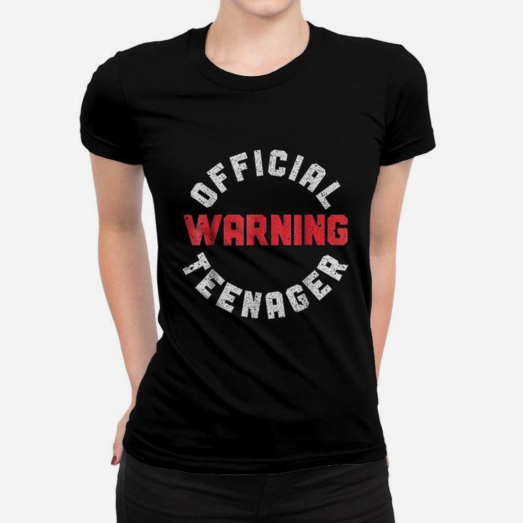 Warning Official Teenager Women T-shirt