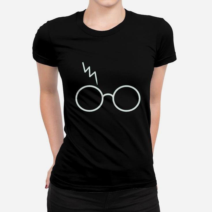 Wizard Hp Glasses Scar Lightning Women T-shirt