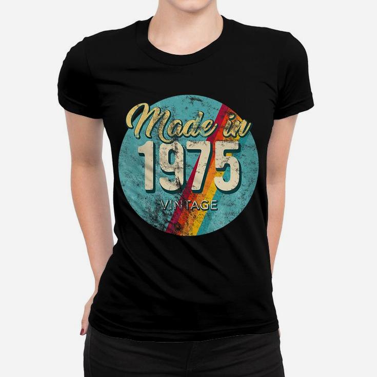Womens Made In 1975 Vintage 45Th Birthday Retro Throwback C1 Women T-shirt