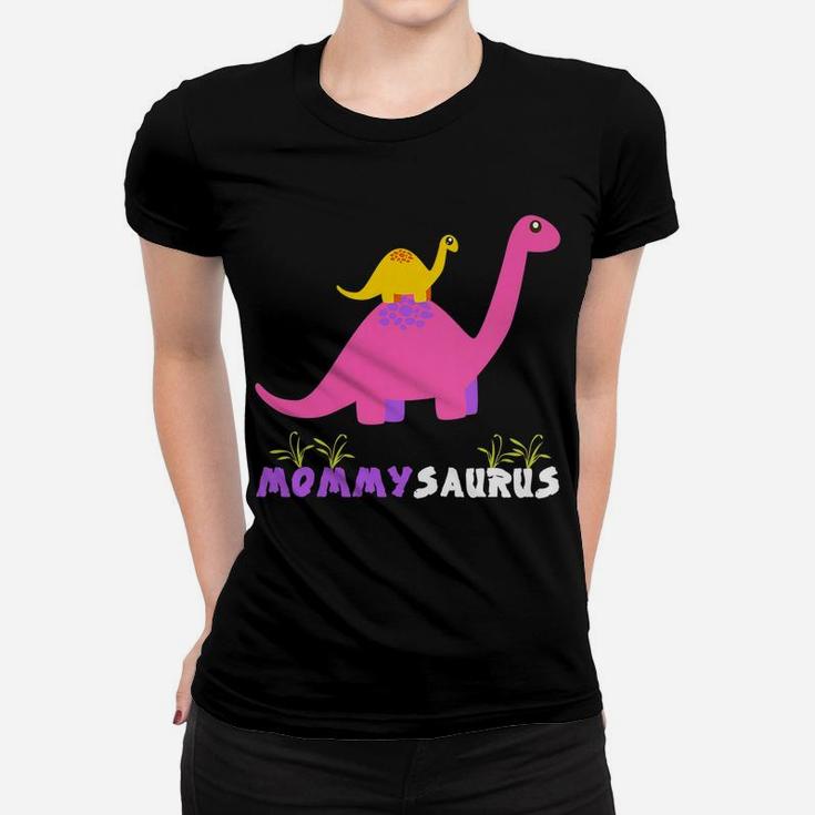 Womens Mommysaurus Shirt Cute Mother Dinosaur Women T-shirt