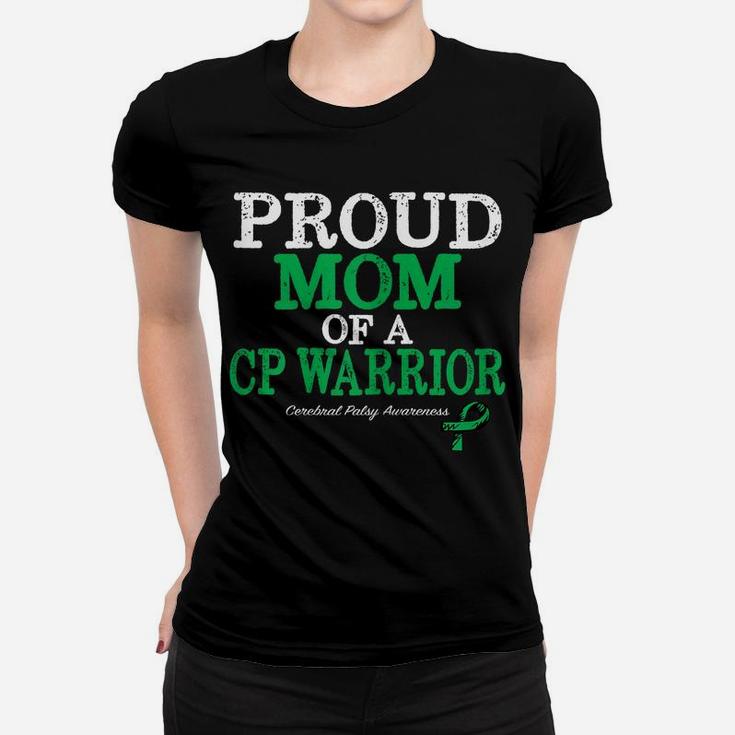 Womens Proud Mom Cerebral Palsy Awareness Shirt Women T-shirt