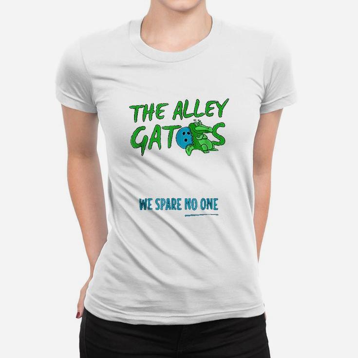 Alley Gator Funny Bowling Women T-shirt