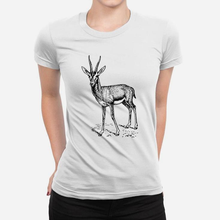 Animals Strong's Colorful Gazelle Design Printed Animals Women T-shirt