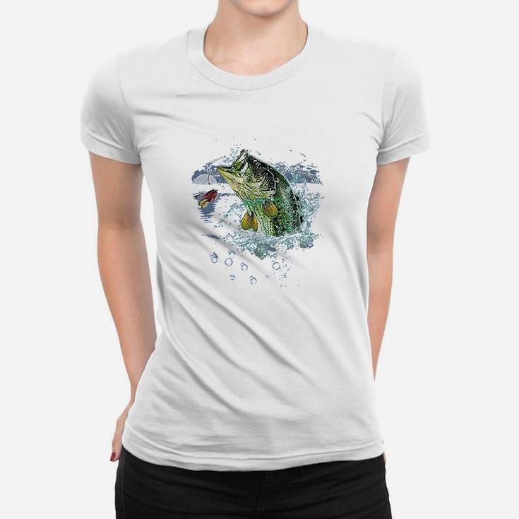 Bass Fishing Youth Women T-shirt