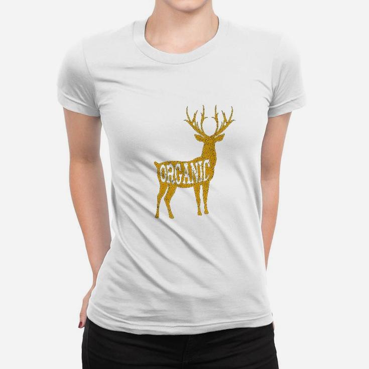 Bow Hunting Gear Vintage Organic Deer Outdoors Archery Women T-shirt