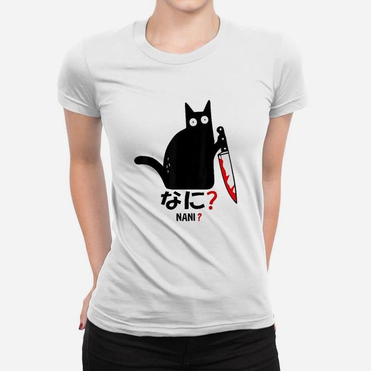 Cat Nani  Black Cat Women T-shirt
