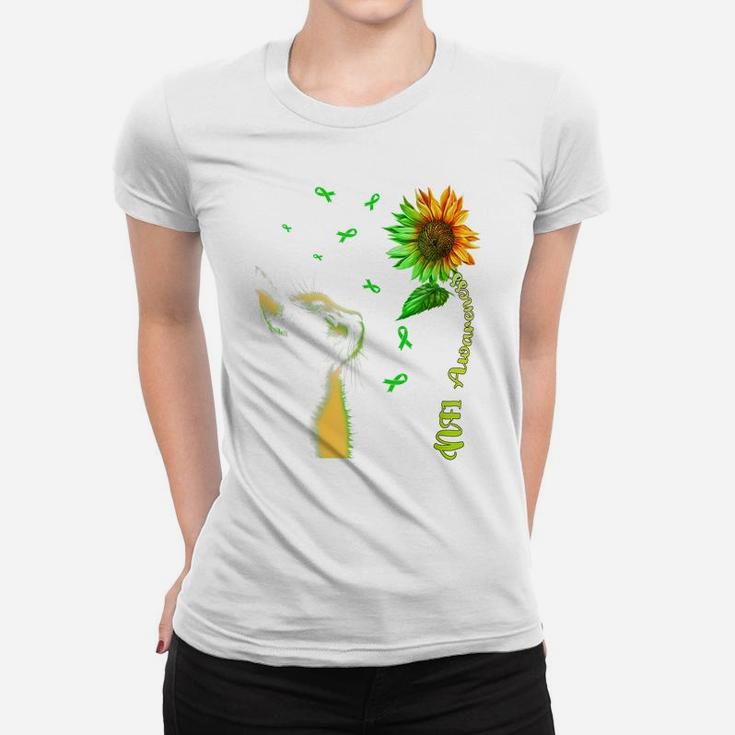 Cat Sunflower Nf1 Awareness Women T-shirt