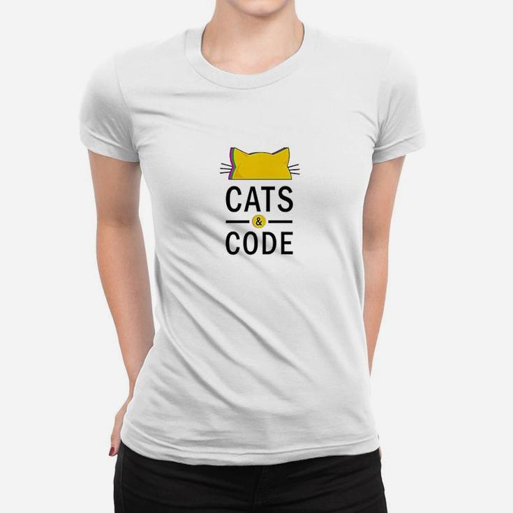 Cats And Code Cat And Programming Women T-shirt
