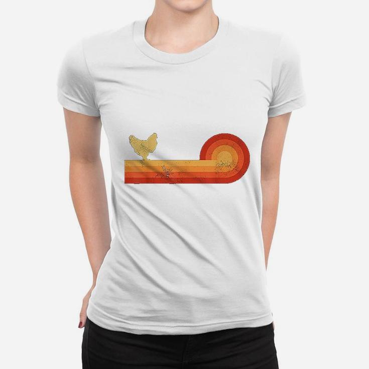 Chicken Vintage Style Women T-shirt