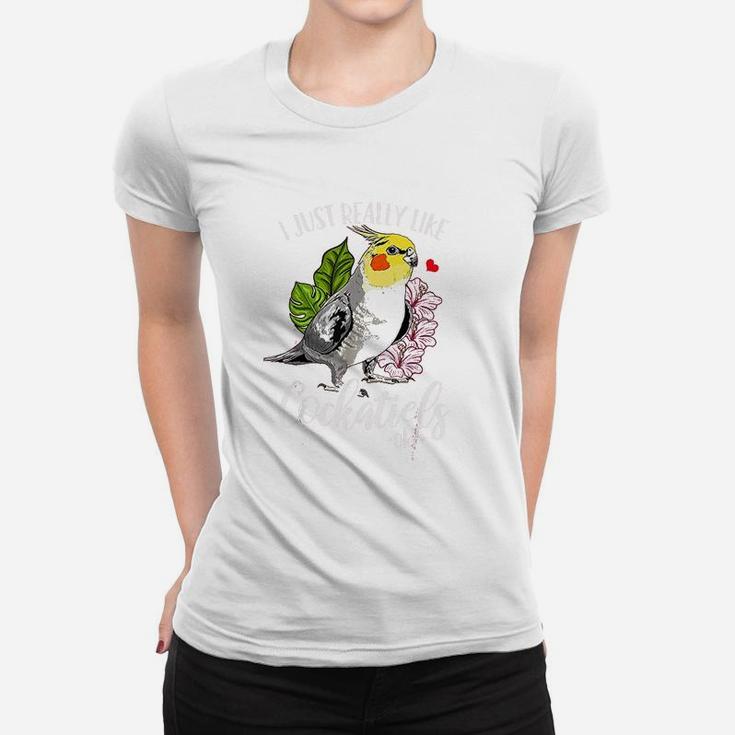 Cockatiel Parrot Bird Women T-shirt