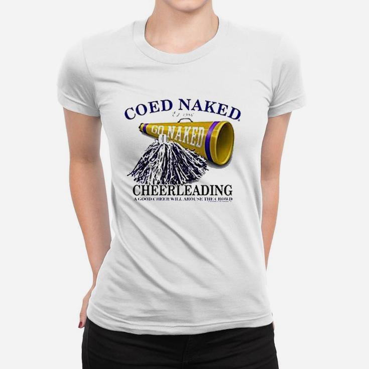 Coed Cheerleading White Women T-shirt
