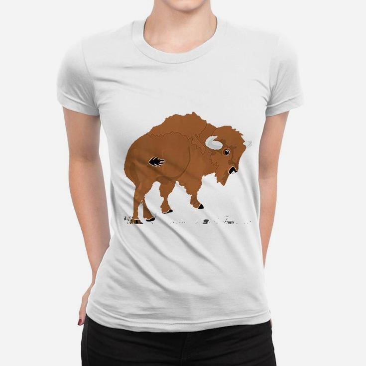 Cool Bison Animal Women T-shirt