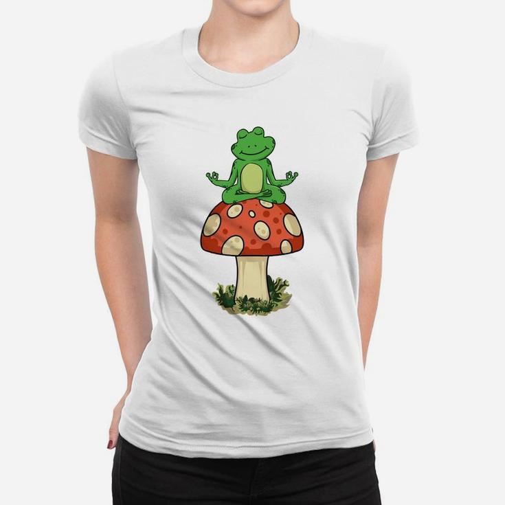 Cute Frog Mushroom - Frog Whisperer Women T-shirt