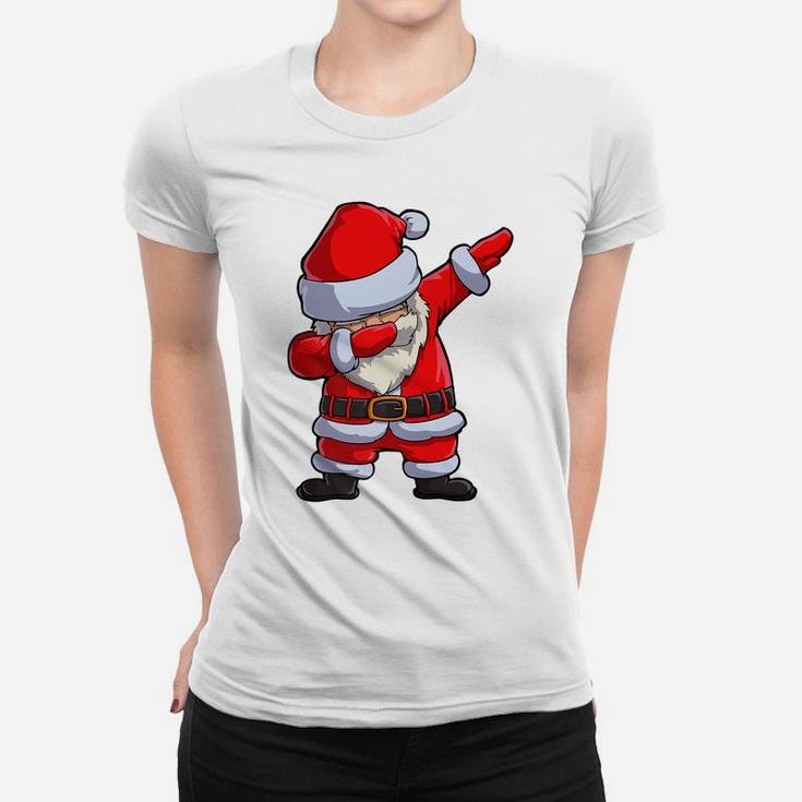 Dabbing Santa Claus Christmas Kids Boys Girls Dab Xmas Gifts Women T-shirt