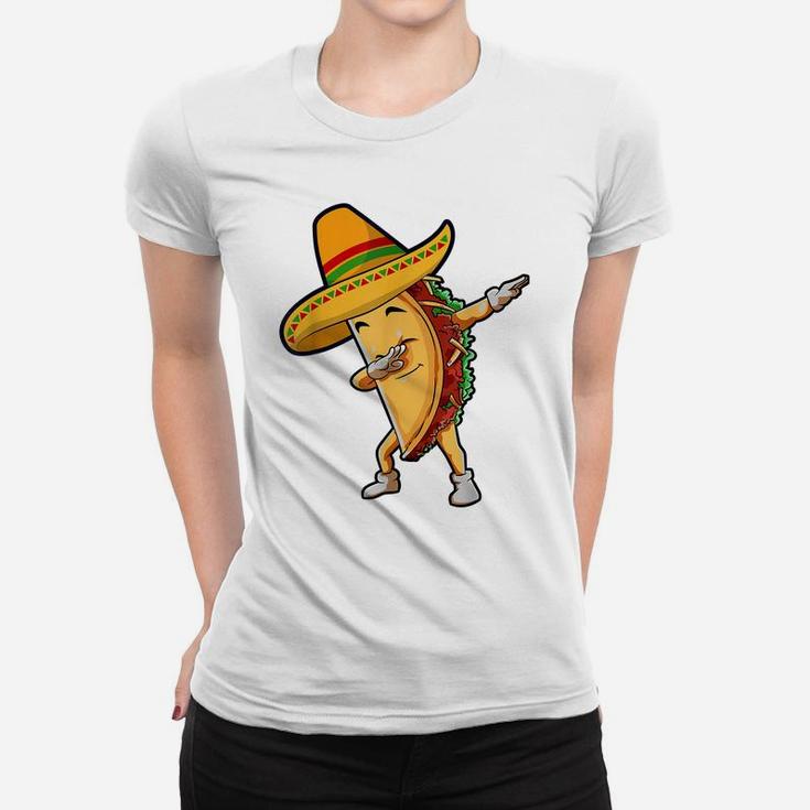 Dabbing Taco Cinco De Mayo Funny Boys Men Mexican Food Lover Women T-shirt