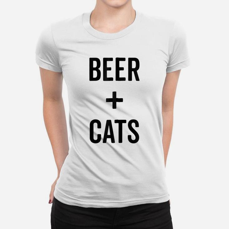 Drinking Saying Drinker Graphic Funny Beer Cool Cat Lovers Zip Hoodie Women T-shirt