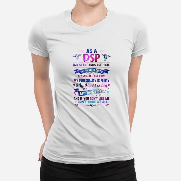 Dsp Nurse Week Big Heart Direct Support Person Caduceus Women T-shirt