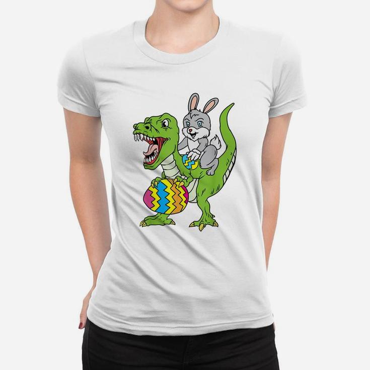Easter Bunny Dinosaur Boys Girls Kids Dino Lover Women T-shirt