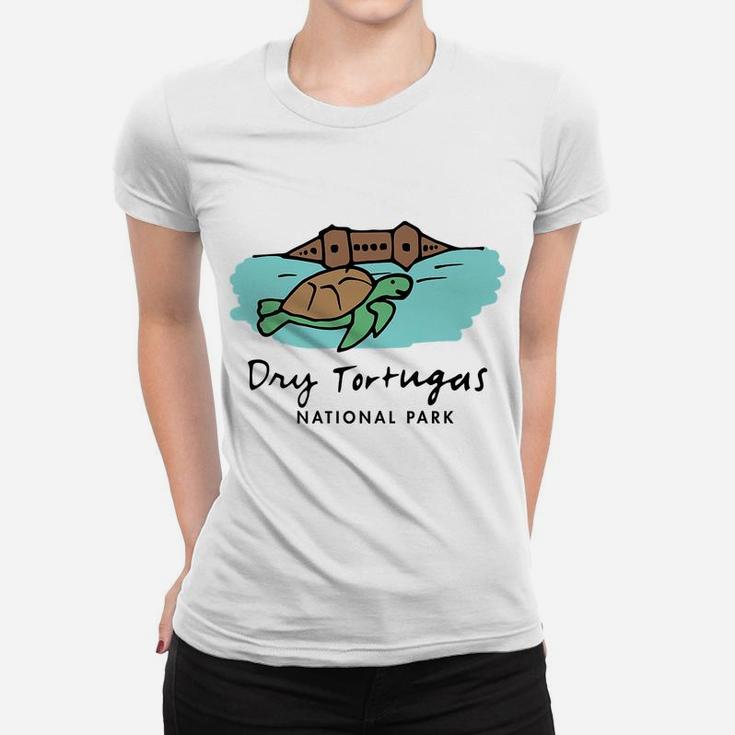 Family Vacation Gift - Retro Dry Tortugas National Park Women T-shirt