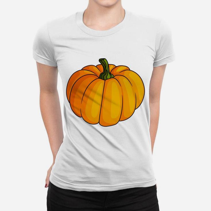 Farm Fresh Pumpkins Apples Hayrides Cider Thanksgiving Fall Women T-shirt