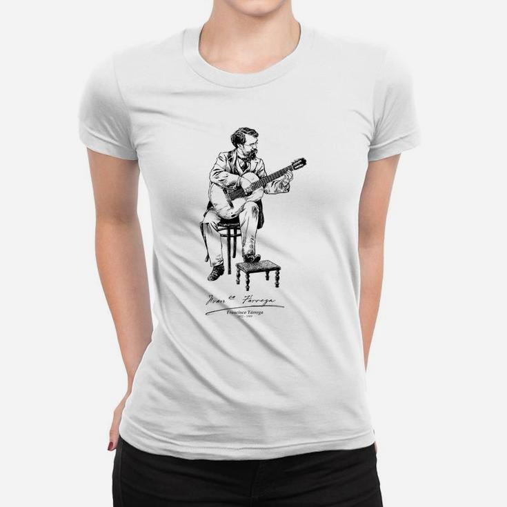 Francisco Tárrega-Spanish-Classical Guitar-Music Women T-shirt