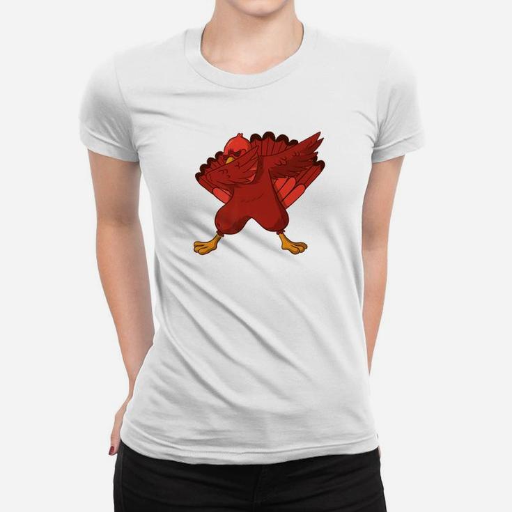 Funny Dabbing Turkey Thanksgiving Kids Boys Girls  Women T-shirt