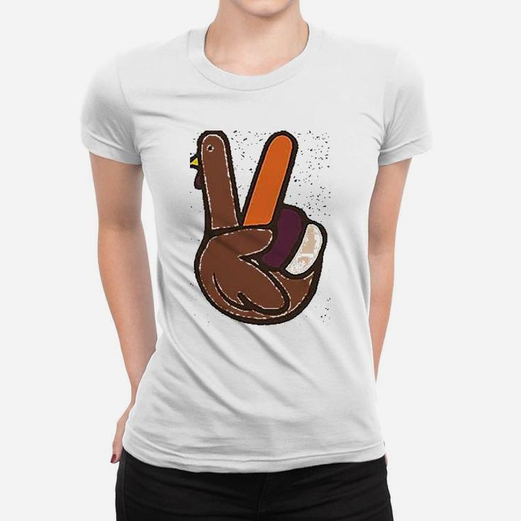 Funny Turkey Peace Women T-shirt