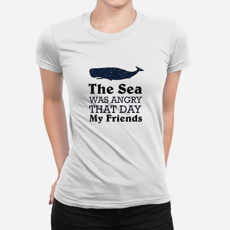 Funny Tv Vandelay Sea Was Angry That Day Costanza Women T-shirt