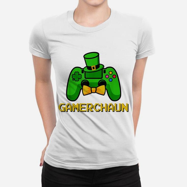 Gamerchaun Gaming Saint Patrick Gamer Boy Men St Patty's Day Women T-shirt