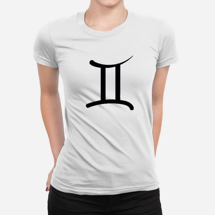 Gemini Zodiac Astrology Symbol Women T-shirt