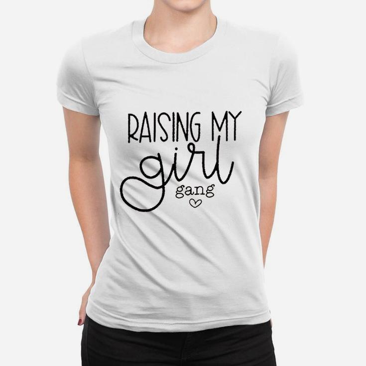 Girl Mom Women Girl Gang Letter Printed Round Women T-shirt