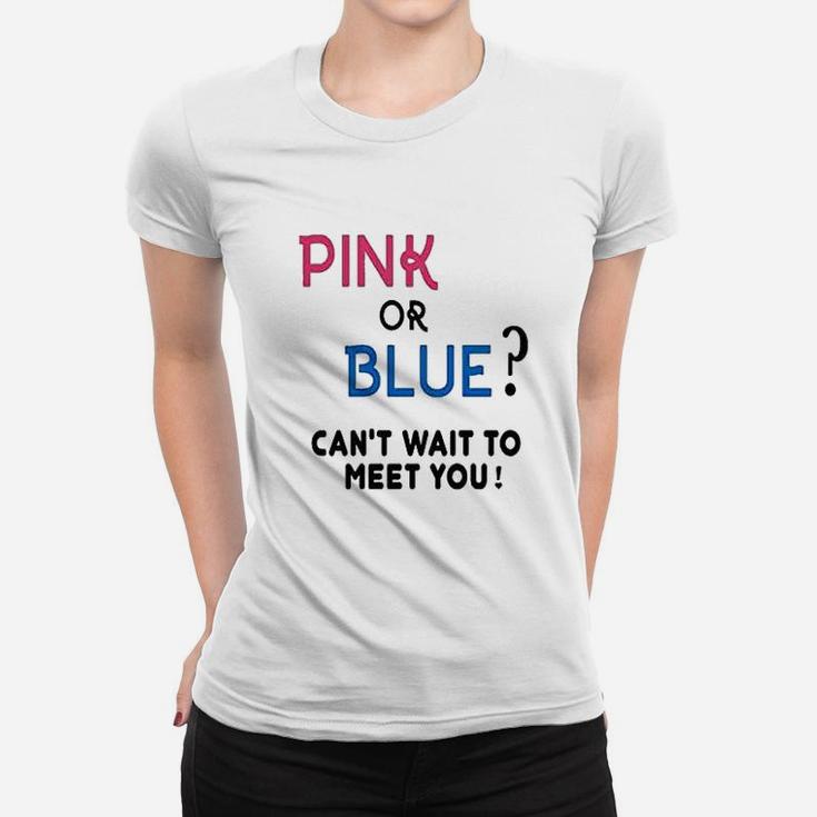 Girl Or Boy Pink Or Blue Women T-shirt
