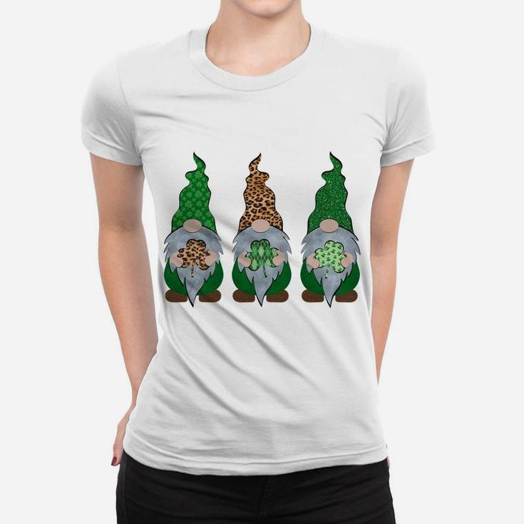 Gnome T Shirt Shamrock Lucky Womens St Patricks Day Women T-shirt