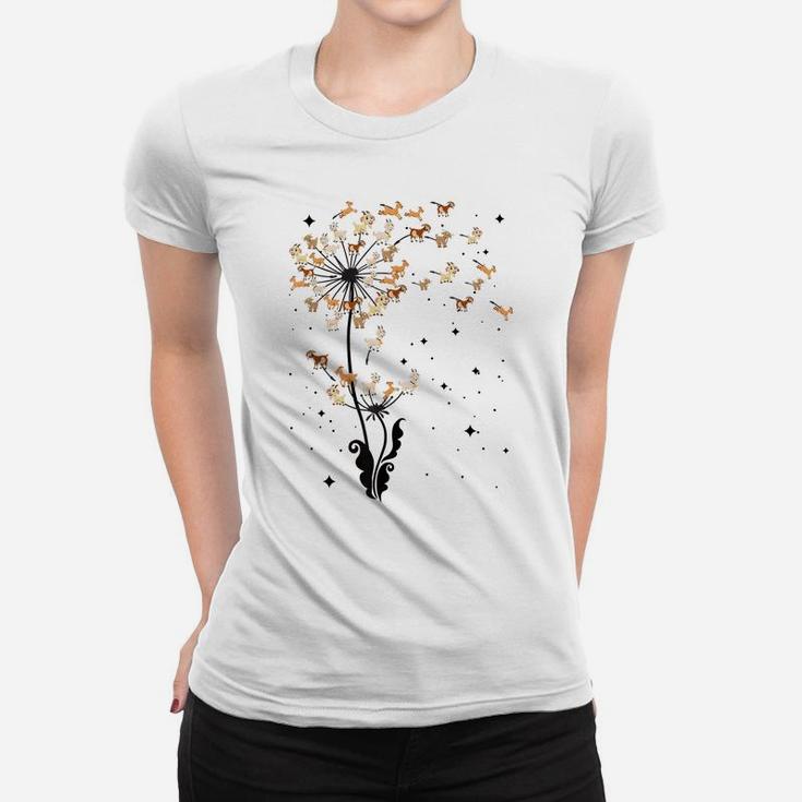Goat Dandelion Flower Funny Animals Lovers Tee For Men Women Women T-shirt