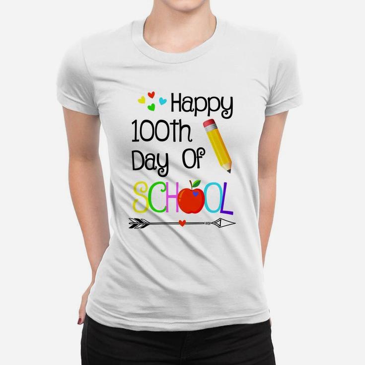 Happy 100Th Day Of School Teacher Kids Boys Girls Toddlers Women T-shirt
