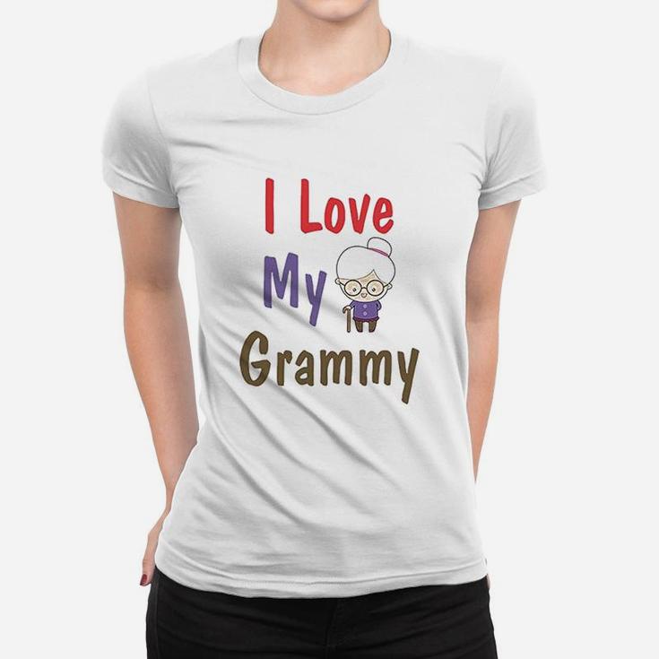I Love My Grammy Grandmother Women T-shirt