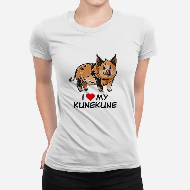 I Love My Kunekune Pig Women T-shirt