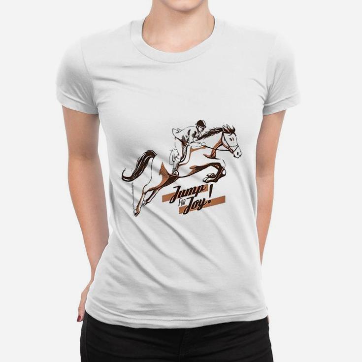 Jump For Joy Horse Riding Women T-shirt
