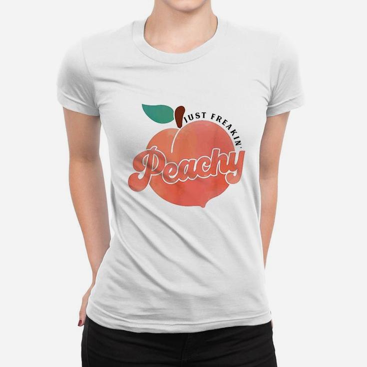 Just Freakin Peach Hippie Summer Women T-shirt