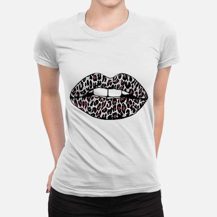 Leopard Lips Women T-shirt