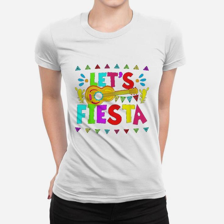 Lets Fiesta Mexican Cinco De Mayo Party Women T-shirt