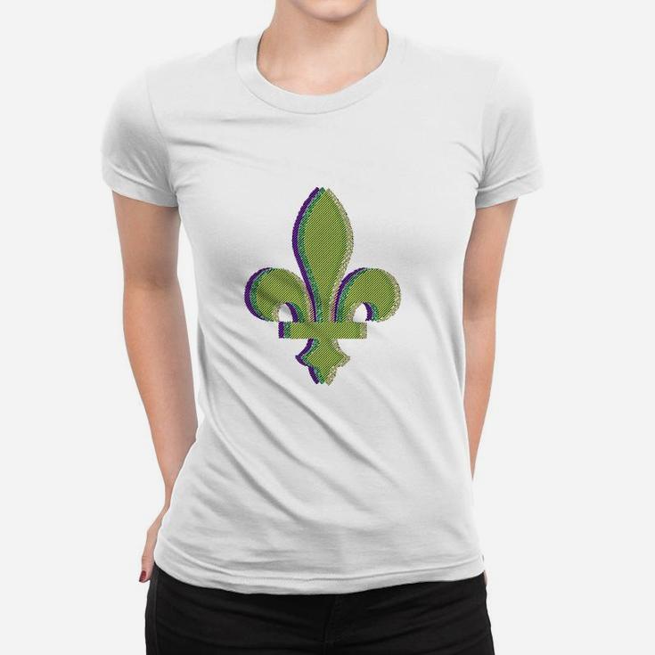 Mardi Gras New Orleans Fleur De Lis New Orleans Women T-shirt