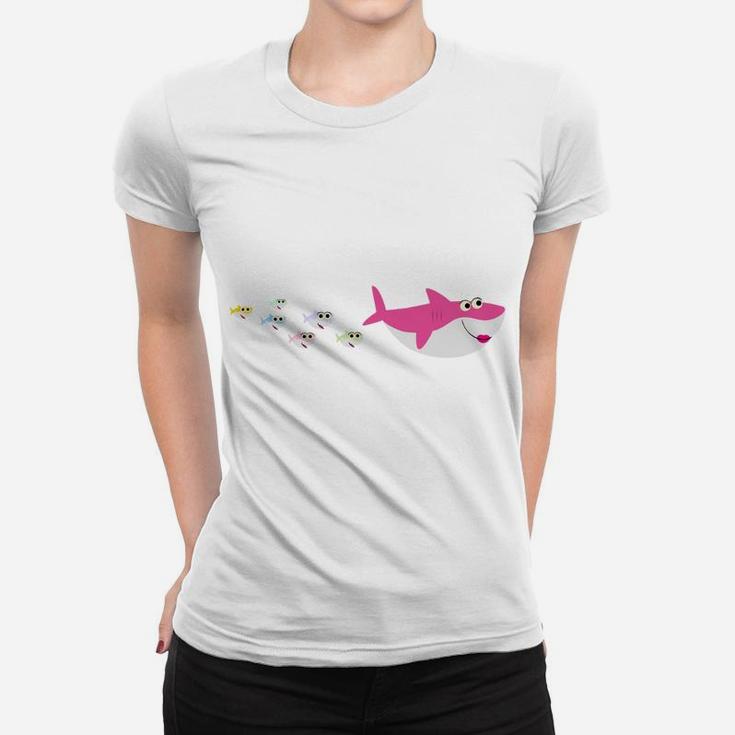 Mimi Shark Doo Doo T Shirt For Grandma Women Christmas Women T-shirt