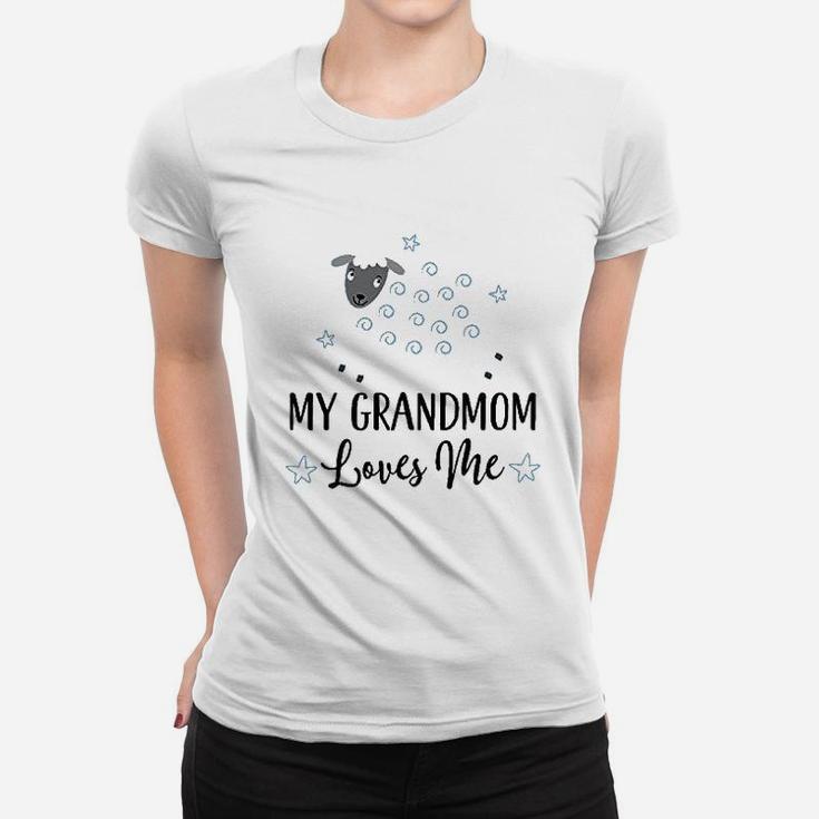My Grandmom Loves Me Lamb Baby Women T-shirt