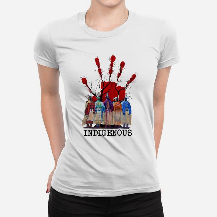 Native American Indigenous Red Hand Women Gifts Sweatshirt Women T-shirt