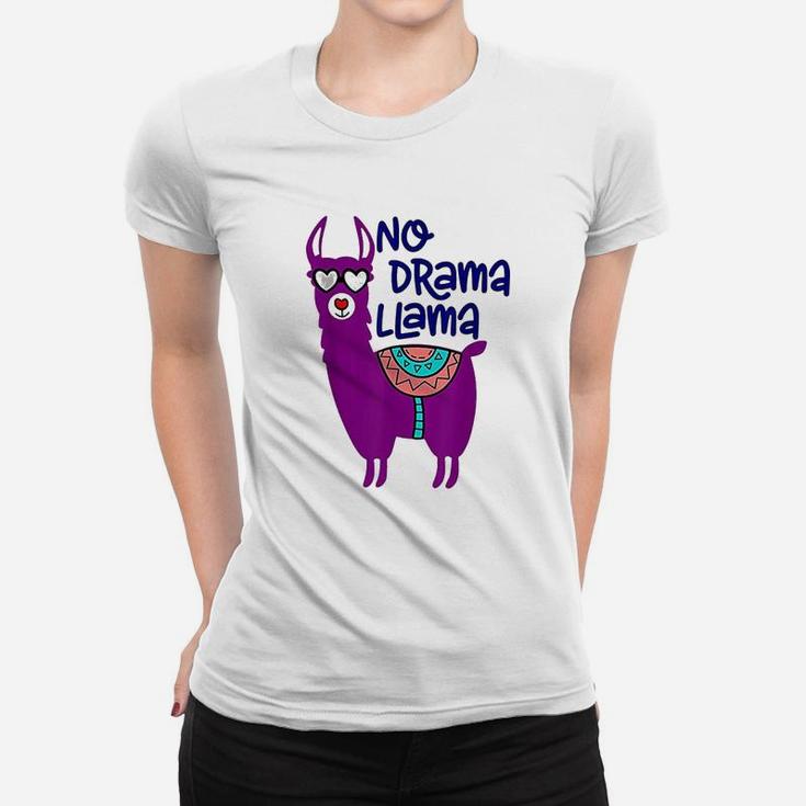 No Drama Llama Cute Women T-shirt