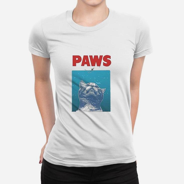 Paws Funny Cat For Cat Lovers Women T-shirt